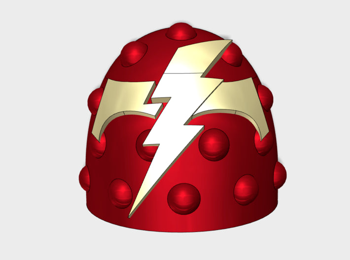 10x Storm Scars - G:6s Studded Shoulder Pads 3d printed