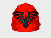 10x Blood Wing - G:6s Studded Shoulder Pads 3d printed