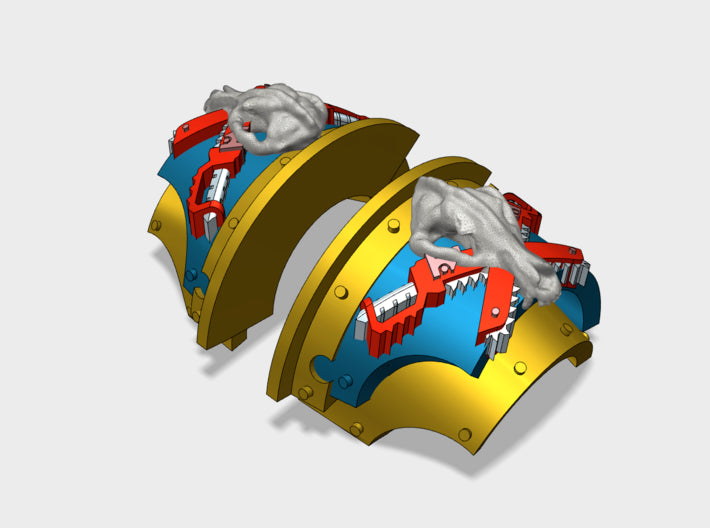 5x Son of the Hunt- T:2a Cataphractii Shoulder Set 3d printed