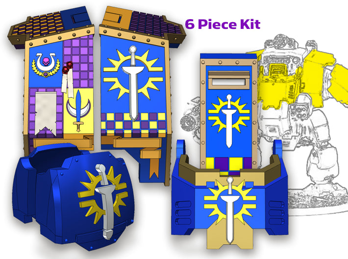 Sigmarus Knights : Full Redem Kit 3d printed