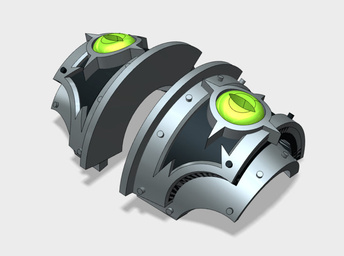 5x Evil Eye - T:2m Cataphractii Malice Shoulder 3d printed