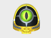 10x Evil Eye - Osiris Shoulder Pads 3d printed