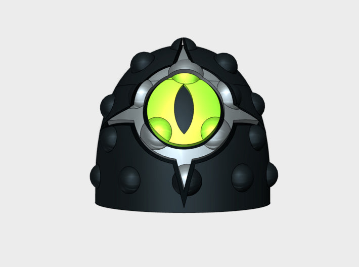 10x Evil Eye - G:6b Studded Shoulder Pads 3d printed