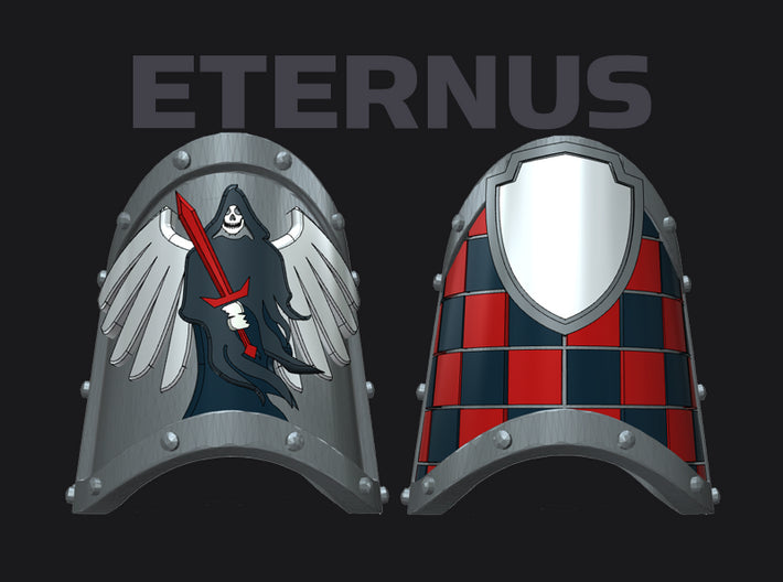 Winged Sword : Eternus Shin Plate Set 2 3d printed