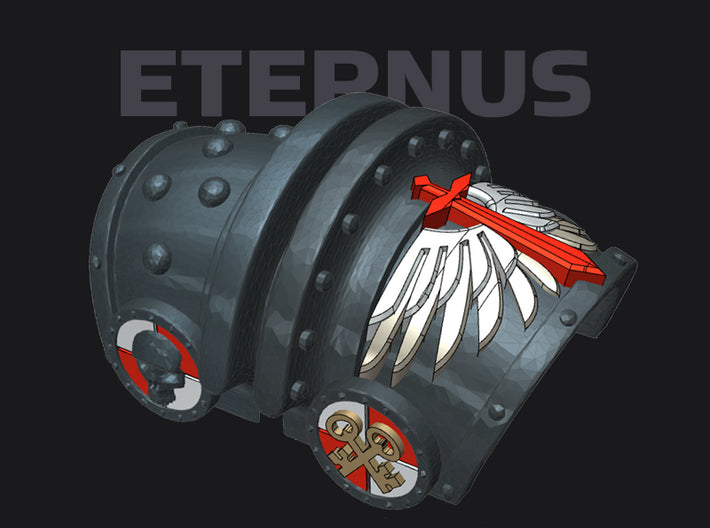 Winged Sword : Eternus Pauldron Set 1 3d printed