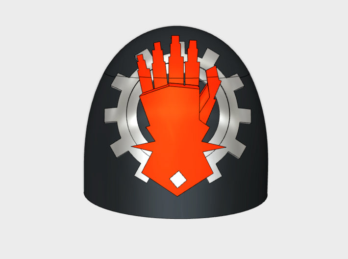 10x Machinists - G:5a Shoulder Pads 3d printed