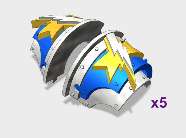 Storm Legion 1 - T:2a Cataphractii Shoulder Sets 3d printed