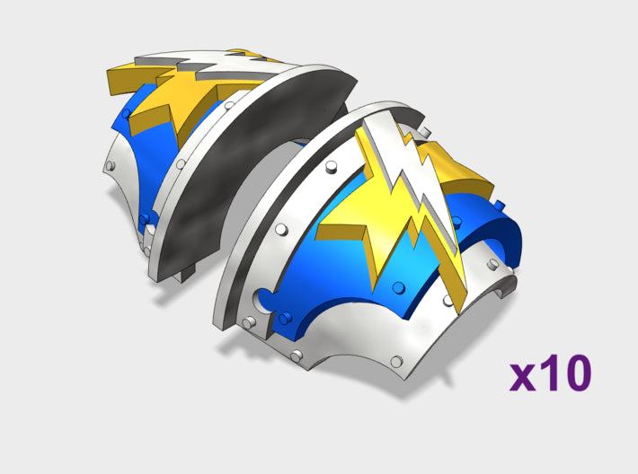 Storm Legion 1 - T:2a Cataphractii Shoulder Sets 3d printed