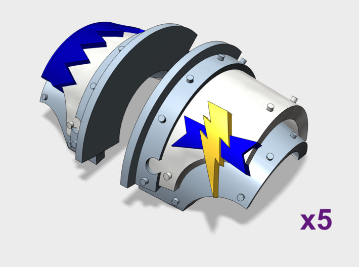 Storm Legion 2 - T:2a Cataphractii Shoulder Sets 3d printed