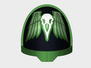 10x Death Ravens - G:11a Shoulder Pads 3d printed