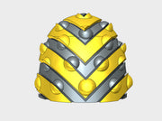 10x Chevron Lines - G:6b Studded Shoulder Pads 3d printed