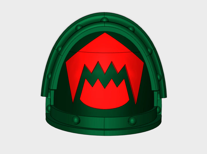 10x Cannibaals - G:3a Shoulder Pads 3d printed