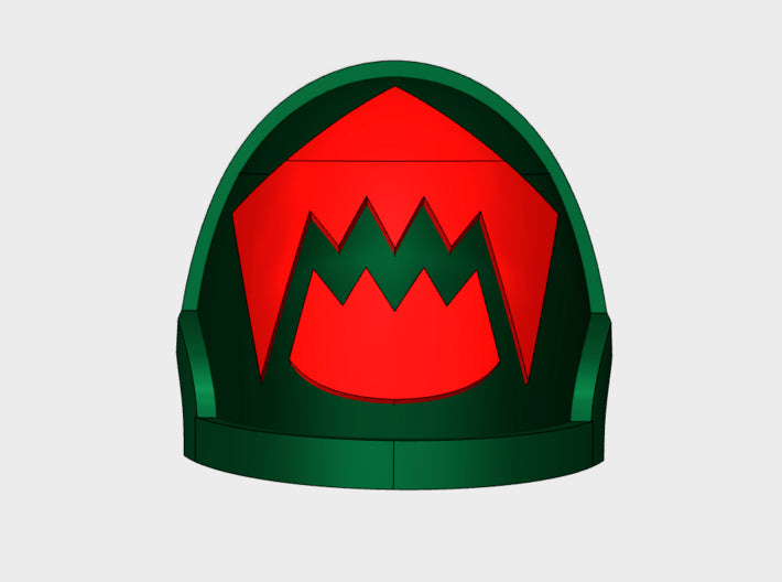 10x Cannibaals - G:10a Left Shoulders 3d printed