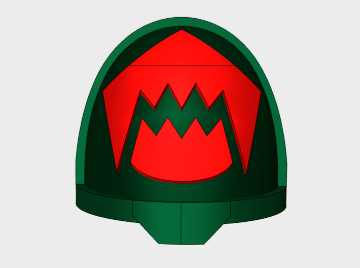 10x Cannibaals - G:11a Shoulder Pads 3d printed