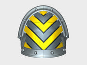 10x Chevron Down - Abhorrent Shoulder Pads 3d printed