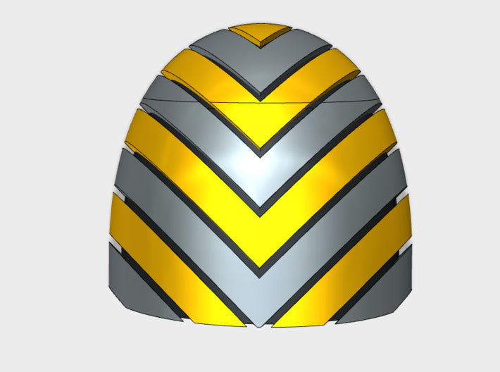 10x Chevron Down - G:5a Shoulder Pads 3d printed