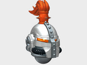 10x Base - Teutonic Plume Helmets 3d printed