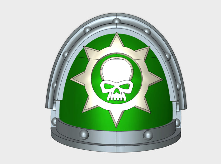 10x Sons of Medusa - G:3a Shoulder Pads 3d printed