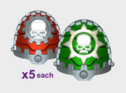 5x Sons of Medusa - G:11ct Tech Pauldron Sets 3d printed