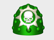 10x Sons of Medusa - G:6s Studded Shoulder Pads 3d printed