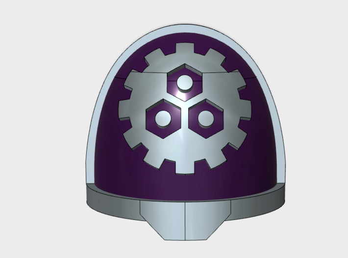 10x Clan Gearbolt - G:11a Shoulder Pads 3d printed