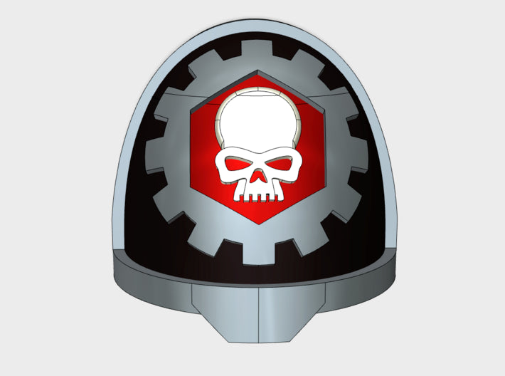 10x Clan Skullgear - G:11a Shoulder Pads 3d printed