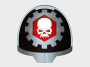 10x Clan Skullgear - G:13a Shoulder Pads 3d printed