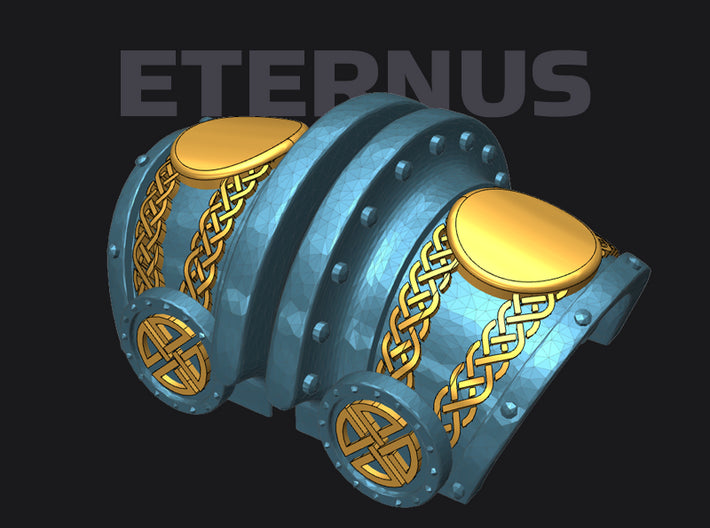 Celtic Knot : Eternus Pauldron Set 3d printed