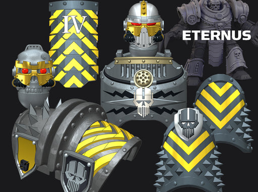 Iron heads: Full Eternus Conv. Kit 3 3d printed