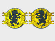 Wolf Rampant : Legion Deimos Round Doors 3d printed