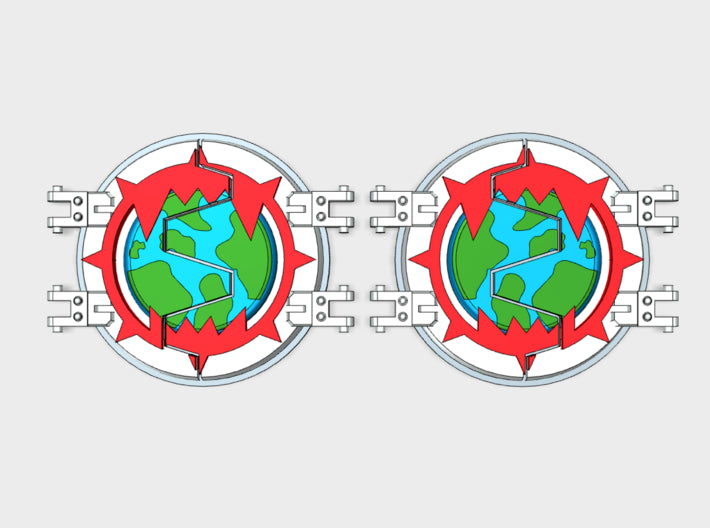 World Wreckers : Legion Deimos Round Doors 3d printed