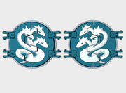 Hydra Legion : Legion Deimos Round Doors 3d printed