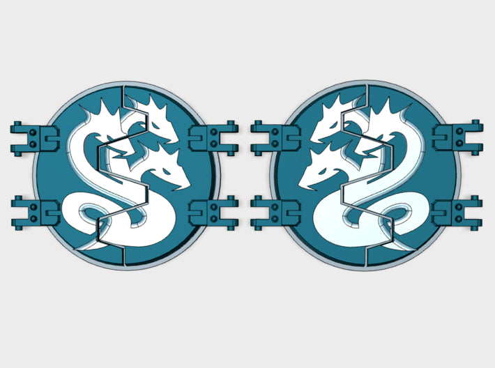 Hydra Legion : Legion Deimos Round Doors 3d printed