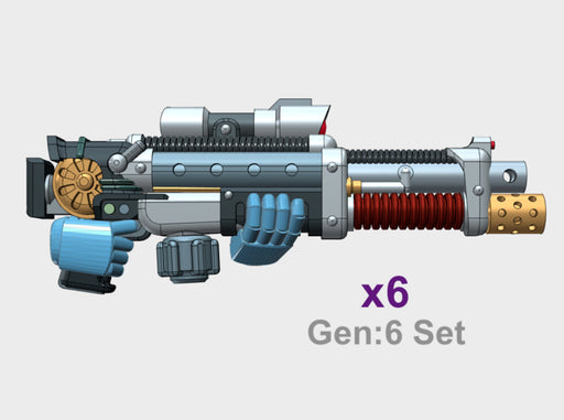 G:6 Set: Mk1 Disintegrator Gun 3d printed