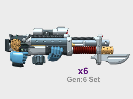 G:6 Set: Mk1b Disintegrator Gun 3d printed