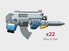 G:6 Set: Mk2b Boltfire Gun - Trencher 3d printed