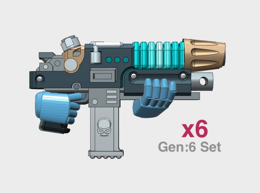 G:6 Set: Mk2b Plasbolt Gun 3d printed