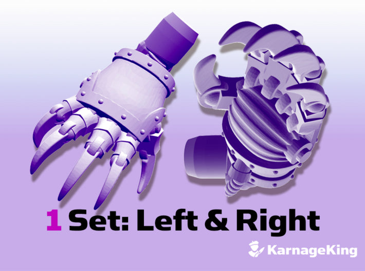 Saturnus Terminator : Power Claws 3d printed