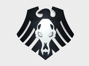 60x Raven Wolves - Shoulder Insignia pack 3d printed