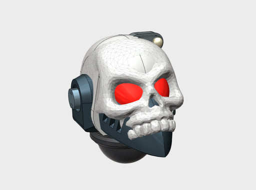 10x Skull Face - G:6 Crow Helmets 3d printed