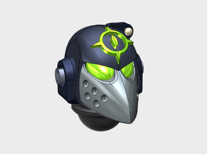 10x Evil Eyes - G:6 Crow Helmets 3d printed