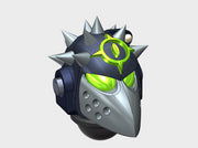 10x Evil Eyes - Spiked G:6 Crow Helmets 3d printed