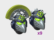 10x Evil Eyes - Spiked G:6 Crow Squad 3d printed