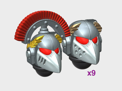 10x Base Laurels - G:6 Crow Squad Helmets 3d printed