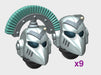 10 Chevron - G:6 Crow Squad Helmets 3d printed