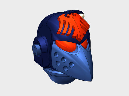 10x Red Raven - G:6 Crow Helmets 3d printed
