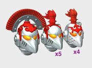 10x Storm Legion - G:6 Crow Squad Helmets 3d printed