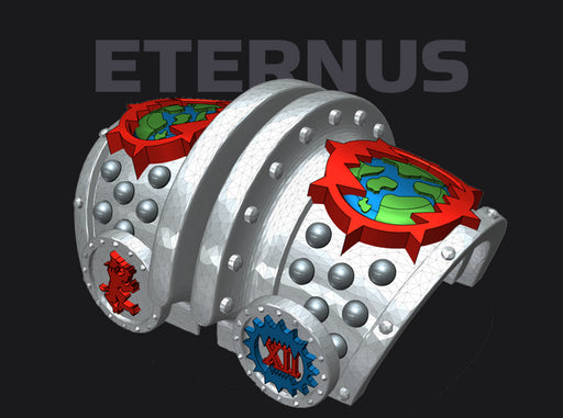 Wrecker Legions : Eternus Pauldron Set 3d printed