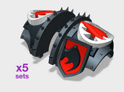 Blood Wraiths - T:2e Cataphractii w/Shldr Shield 3d printed