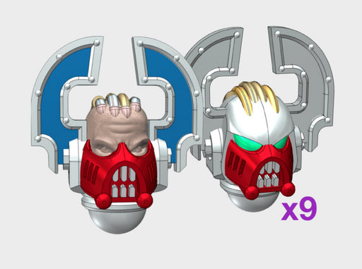 10x Wrecker Squad 2 - G:6b Boxer Helmets 3d printed